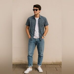 Express Floral Men's Shirt